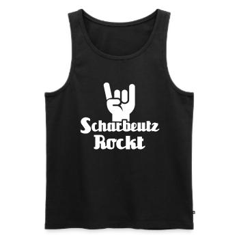 Scharbeutz Ostsee Scharbeutzer Souvenir - Männer Premium Bio Tank Top - Schwarz - Vorne - AI Model Male 178 light (178cm)