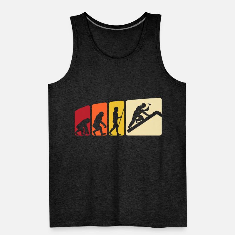 Roofer Evolution Roofing Men's Premium Organic Tank Top