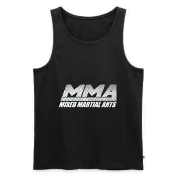 Mixed Martial Arts - Men's Premium Organic Tank Top - black - Front - AI Model Male 178 light (178cm)