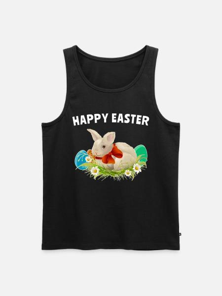 Easter Easter Happy Easter - Men's Premium Organic Tank Top - black