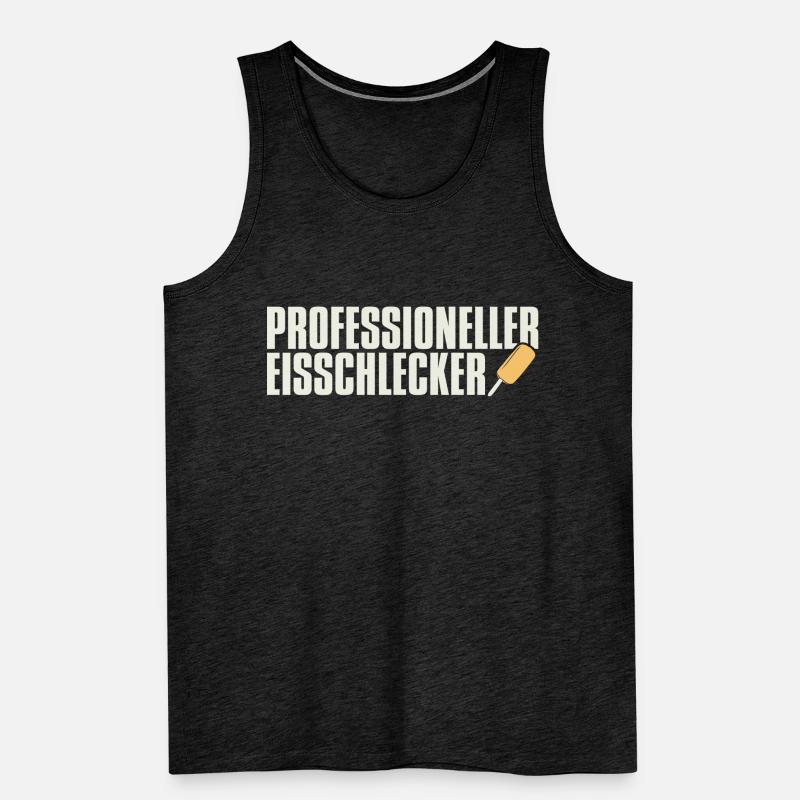 Professioneller Eisschlecker I Eiswaffeln Männer Premium Bio Tank Top