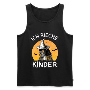 Ich Rieche Kinder Damen Hexe Kostüm für Mütter - Männer Premium Bio Tank Top - Schwarz - Vorne - Michal (187cm)