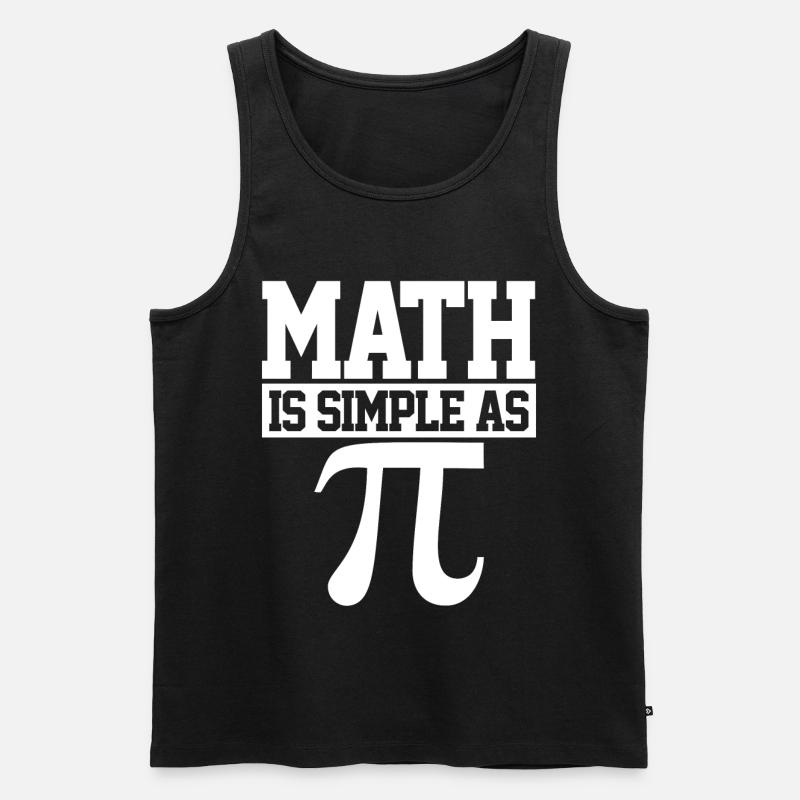 Pi Day - Männer Premium Bio Tank Top - Schwarz