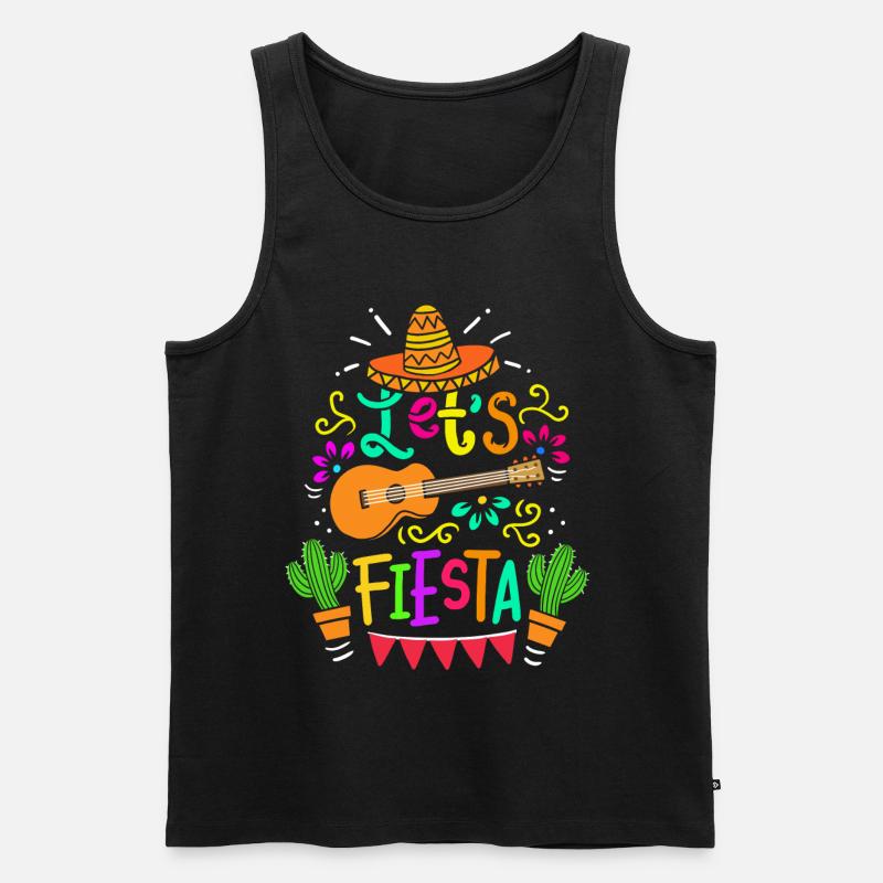 Cinco De Mayo - Männer Premium Bio Tank Top - Schwarz