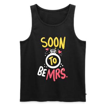 wedding - Men's Premium Organic Tank Top - black - Front - AI Model Male 178 light (178cm)