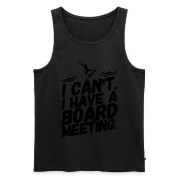 Surfen Surfer Surf Lustig Sprüche - Männer Premium Bio Tank Top - Schwarz - Vorne - Michal (187cm)