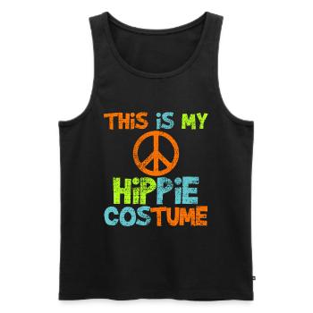 Hippy - Men's Premium Organic Tank Top - black - Front - AI Model Male 178 light (178cm)