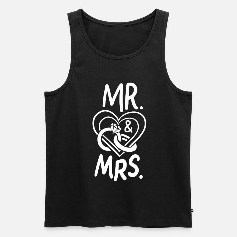 Ehe - Männer Premium Bio Tank Top - Schwarz