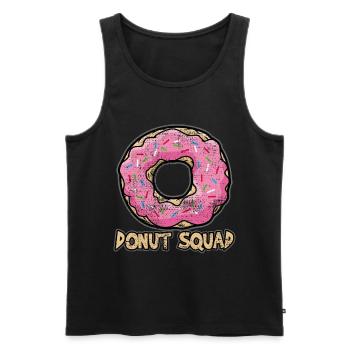Donut sprinkles - Men's Premium Organic Tank Top - black - Front - AI Model Male 178 light (178cm)