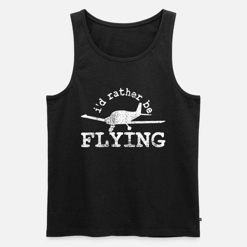 Microlight - Men's Premium Organic Tank Top - black