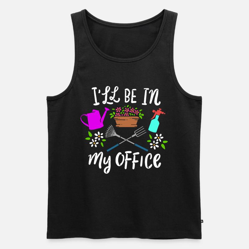 Gartenarbeit - Männer Premium Bio Tank Top - Schwarz