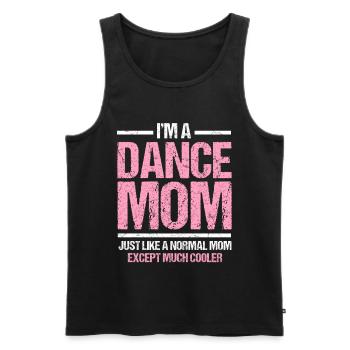 Danse Maman Danse Mère Disco Cadeau - Débardeur bio Premium Homme - noir - Devant - Michal (187cm)