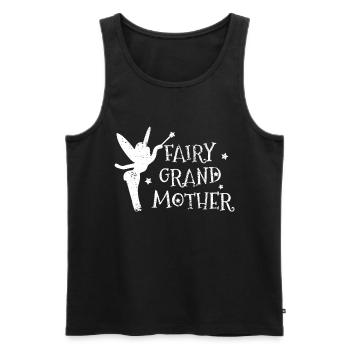 Fee Großmutter - Männer Premium Bio Tank Top - Schwarz - Vorne - Michal (187cm)