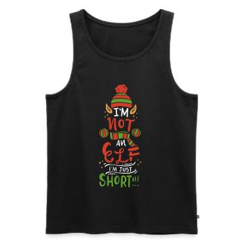 Elf - Männer Premium Bio Tank Top - Schwarz - Vorne - AI Model Male 178 light (178cm)