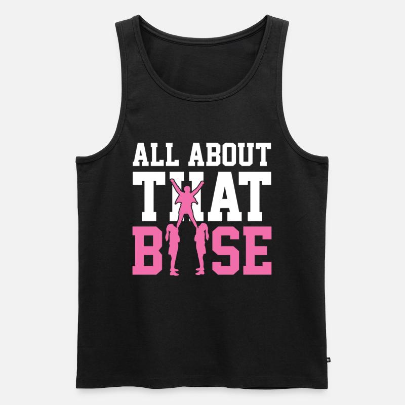 Cheerleading - Männer Premium Bio Tank Top - Schwarz