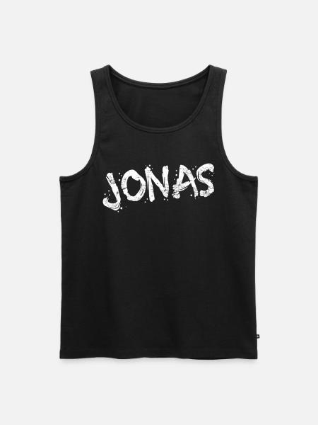 Jonas - Männer Premium Bio Tank Top - Schwarz