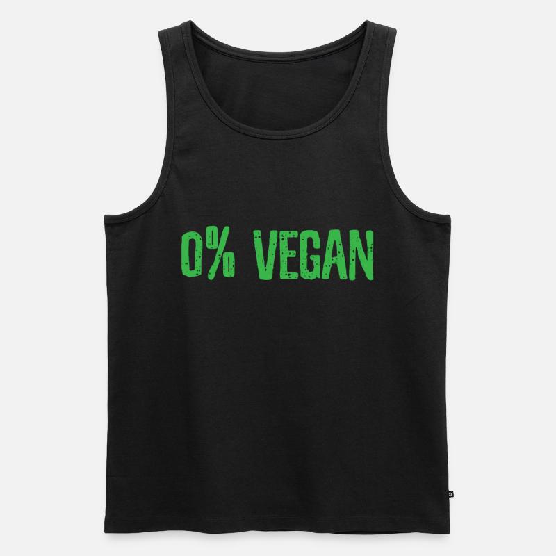 Fleischfresser Fleischfresserin - Männer Premium Bio Tank Top - Schwarz