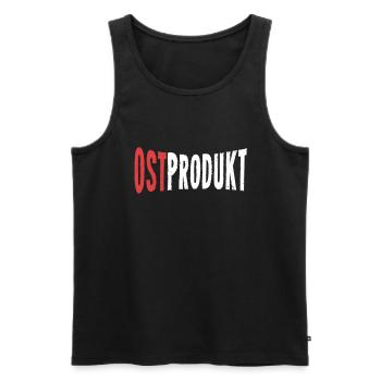 Ossi - Männer Premium Bio Tank Top - Schwarz - Vorne - AI Model Male 178 light (178cm)