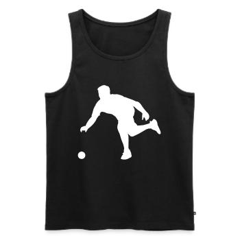 Bocce - Débardeur bio Premium Homme - noir - Devant - Michal (187cm)