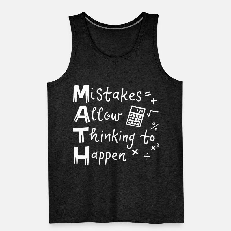 math teacher Men's Premium Organic Tank Top