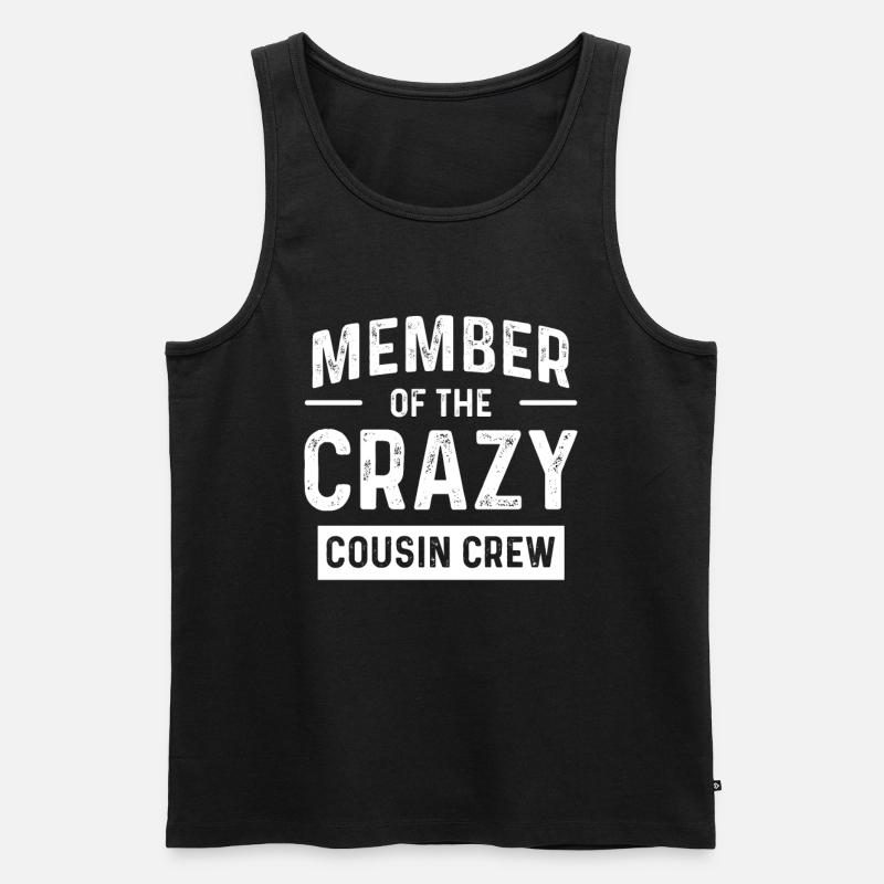 Cousin - Männer Premium Bio Tank Top - Schwarz