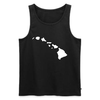 Hawaii - Débardeur bio Premium Homme - noir - Devant - Michal (187cm)