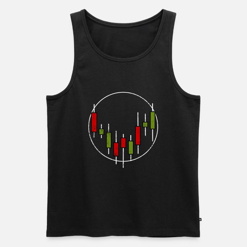 Handel - Männer Premium Bio Tank Top - Schwarz