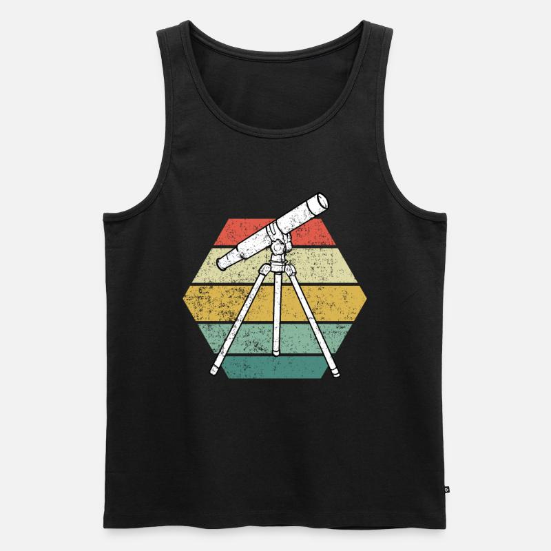 Sternengucken - Männer Premium Bio Tank Top - Schwarz