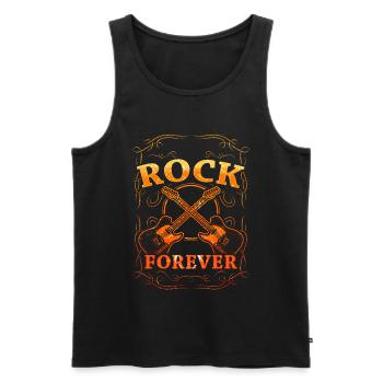Cadeau de guitare rock légende rock and roll - Débardeur bio Premium Homme - noir - Devant - Michal (187cm)