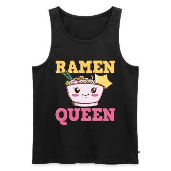 Ramen - Men's Premium Organic Tank Top - black - Front - AI Model Male 178 light (178cm)