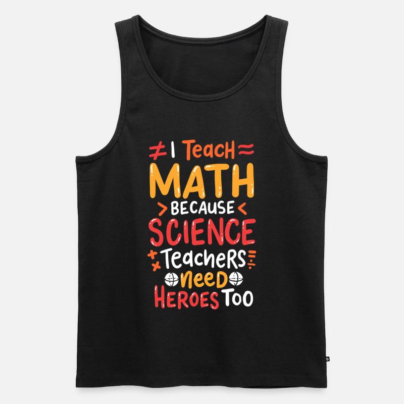 Math math - Men's Premium Organic Tank Top - black