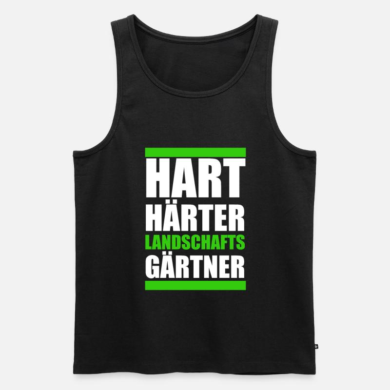 Garten - Männer Premium Bio Tank Top - Schwarz