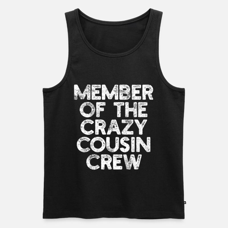 Cousins - Männer Premium Bio Tank Top - Schwarz