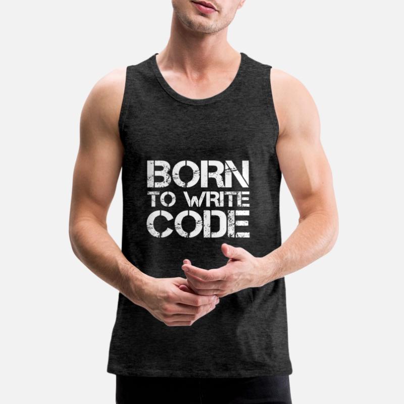 Programmierer Informatiker Nerd Admin PC Coder IT Männer Premium Bio Tank Top