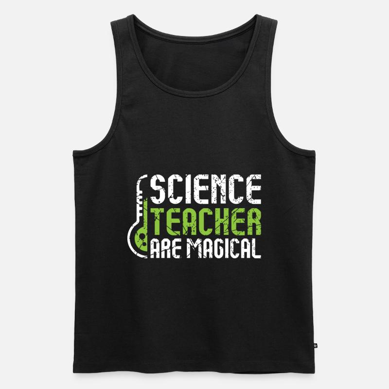 Wissenschaft Lehrer Science - Männer Premium Bio Tank Top - Schwarz