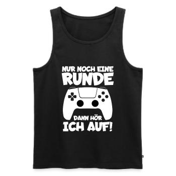 Gamer - Männer Premium Bio Tank Top - Schwarz - Vorne - Michal (187cm)
