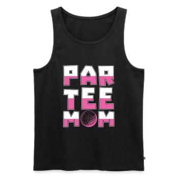 Par Tee Mom for Golfers - Men's Premium Organic Tank Top - black - Front - Michal (187cm)