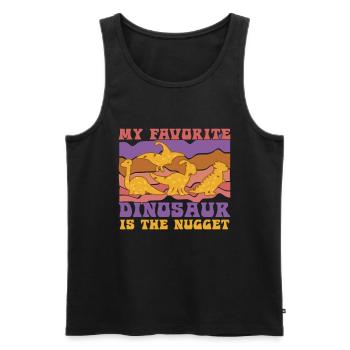 My - Men's Premium Organic Tank Top - black - Front - Michal (187cm)
