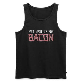 Wachen Sie Für - Männer Premium Bio Tank Top - Schwarz - Vorne - AI Model Male 178 light (178cm)