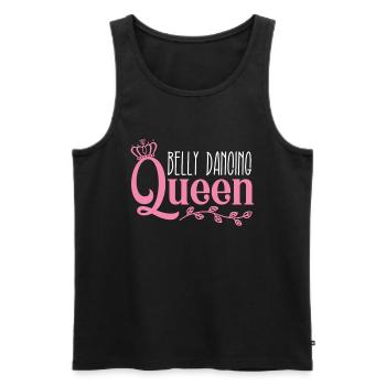 Belly Dance Queen For Belly Dancer - Men's Premium Organic Tank Top - black - Front - AI Model Male 178 light (178cm)