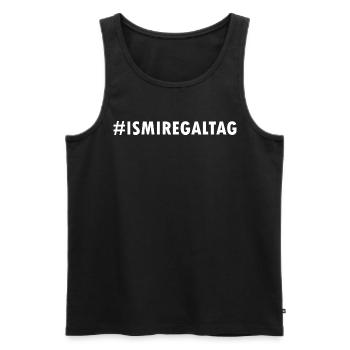 Is mir egal Tag Feiertag Urlaub - Männer Premium Bio Tank Top - Schwarz - Vorne - Michal (187cm)