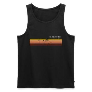 Retro San Jose Del Cabo Mexique Vintage Vacances - Débardeur bio Premium Homme - noir - Devant - Michal (187cm)