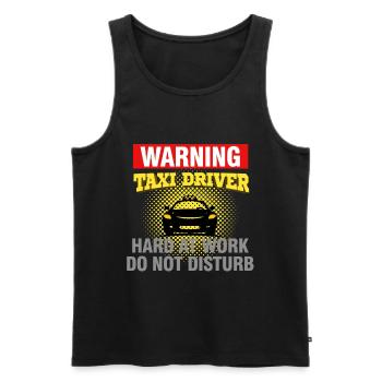 Taxi Driver Taxi Driver Gift Idea - Men's Premium Organic Tank Top - black - Front - Michal (187cm)