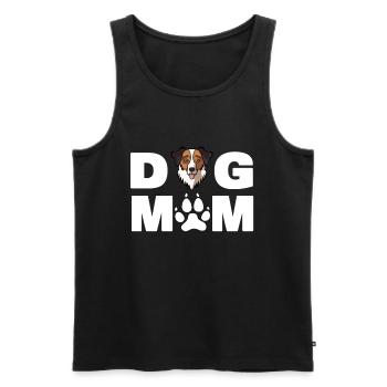 Dog Mom Owner, Funny Australian Shepherd Aussie Do - Men's Premium Organic Tank Top - black - Front - Michal (187cm)