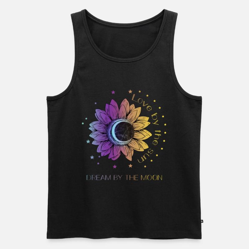 Boho Bohemian Spirituelles Geschenk - Männer Premium Bio Tank Top - Schwarz
