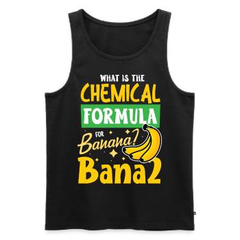 What is the chemical formula for banana BaNa2 - Men's Premium Organic Tank Top - black - Front - AI Model Male 178 light (178cm)