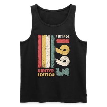 1993 Vintage Vintage Retro Birthday Gift - Men's Premium Organic Tank Top - black - Front - Michal (187cm)