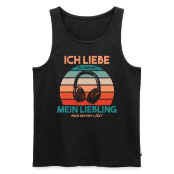 Lustiger Teenager Gaming Spruch - Gamer Jungs - Männer Premium Bio Tank Top - Schwarz - Vorne - AI Model Male 178 light (178cm)