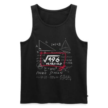 14. Geburtstag Mathe Nerd Wurzelrechnung - Männer Premium Bio Tank Top - Schwarz - Vorne - Michal (187cm)