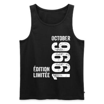 Legends October 1996 Vintage October 1996 Retro - Men's Premium Organic Tank Top - black - Front - Michal (187cm)